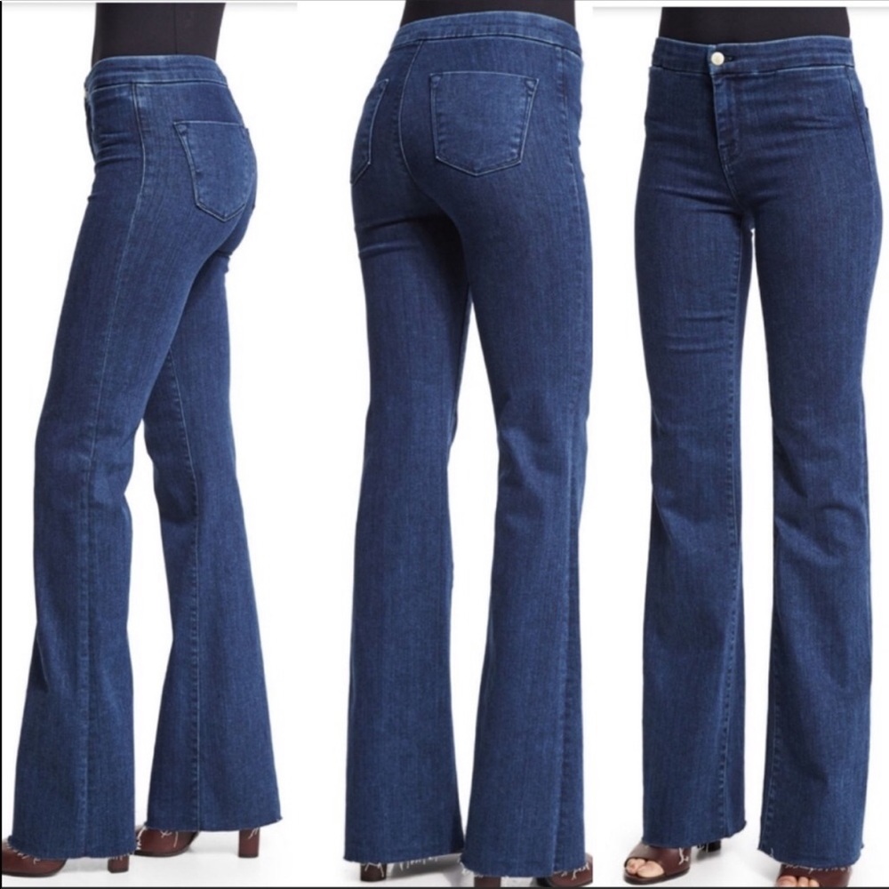 J Brand Tailored Flare High-rise jeans